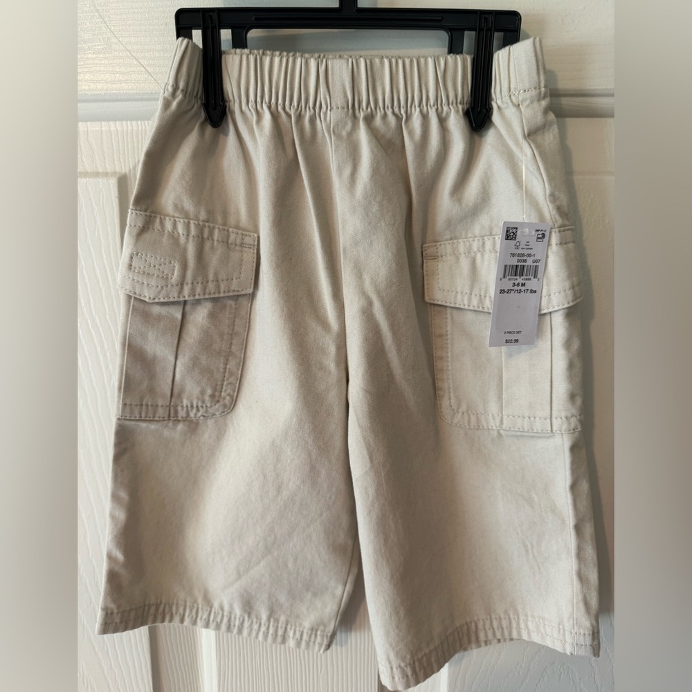 NWT-Old Navy Mint Green Ribbed Tank and Khaki Pants; Matching Set ~3-6 Months - Picture 5 of 7